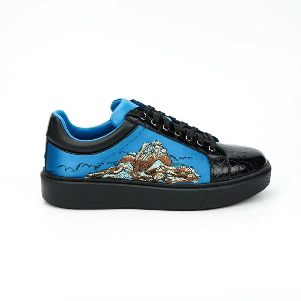 Sneakers basses homme noires – CLEVI Paris