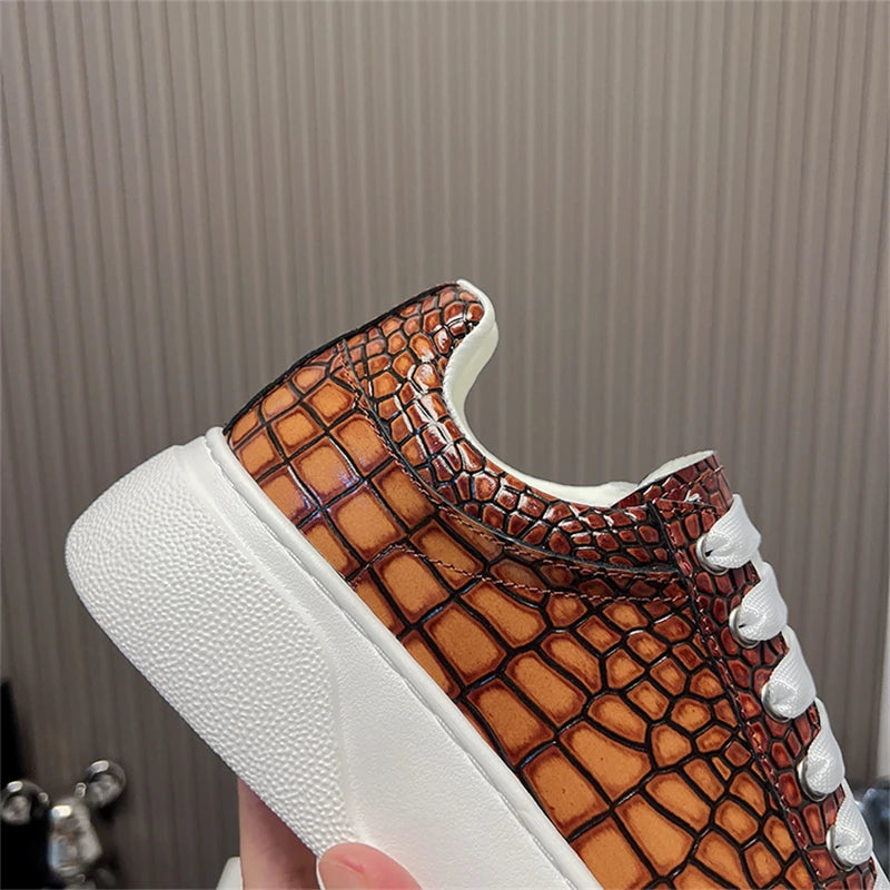Sneakers homme à semelle épaisse – CLEVI Paris