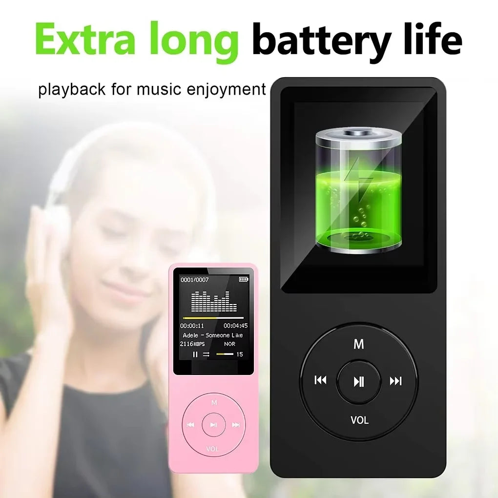 Kebidumei Lecteur MP3/MP4 Bluetooth Écran LCD FM TF 128Go 10-20h Sport – CLEVI Paris