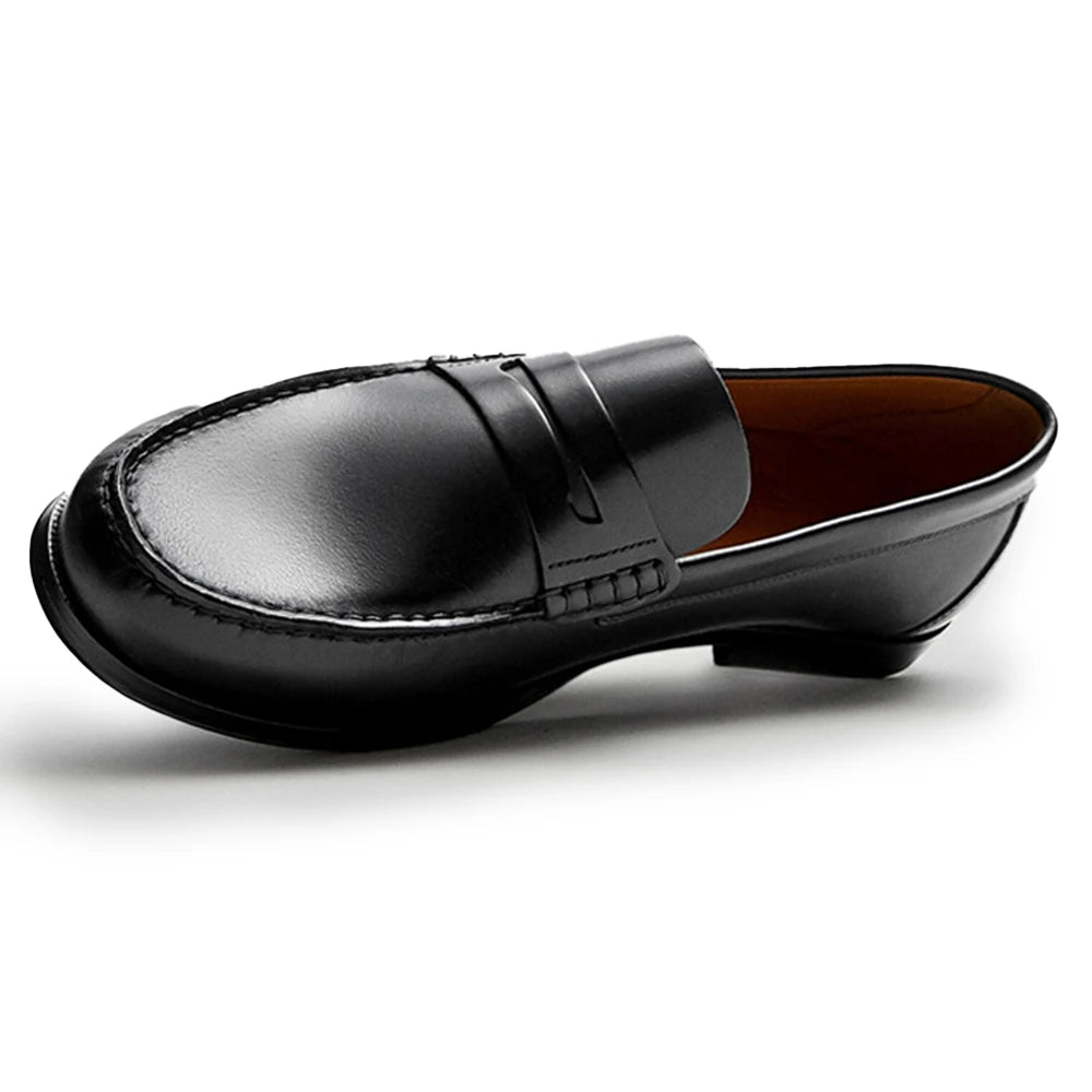 Loafers Mocassins Vintage Homme Cuir de Veau Première Couche Respirant Slip-On | Conduite EU 39-46