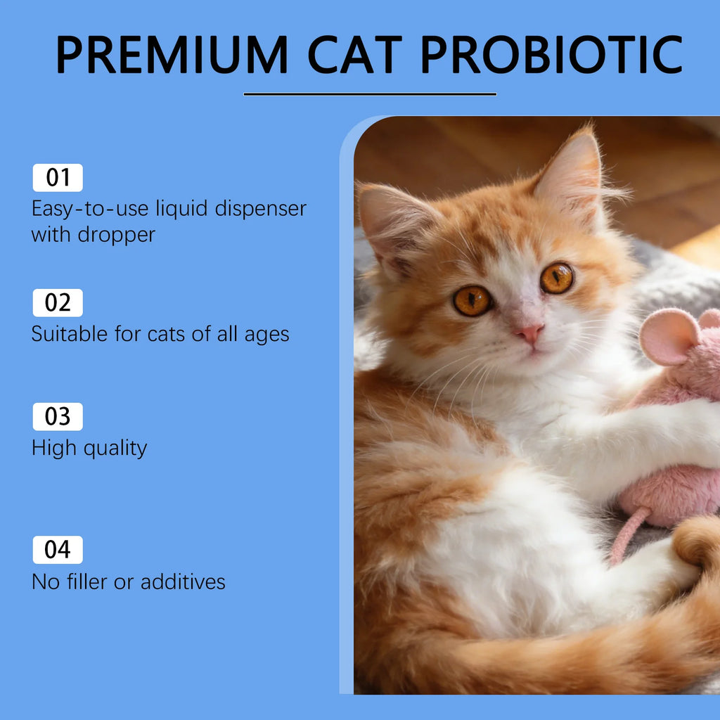 Gouttes probiotiques chat KRIATH 30 ml – CLEVI Paris