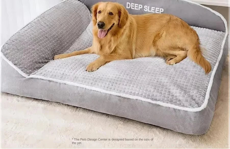 Lit chien et chat en velours côtelé – CLEVI Paris