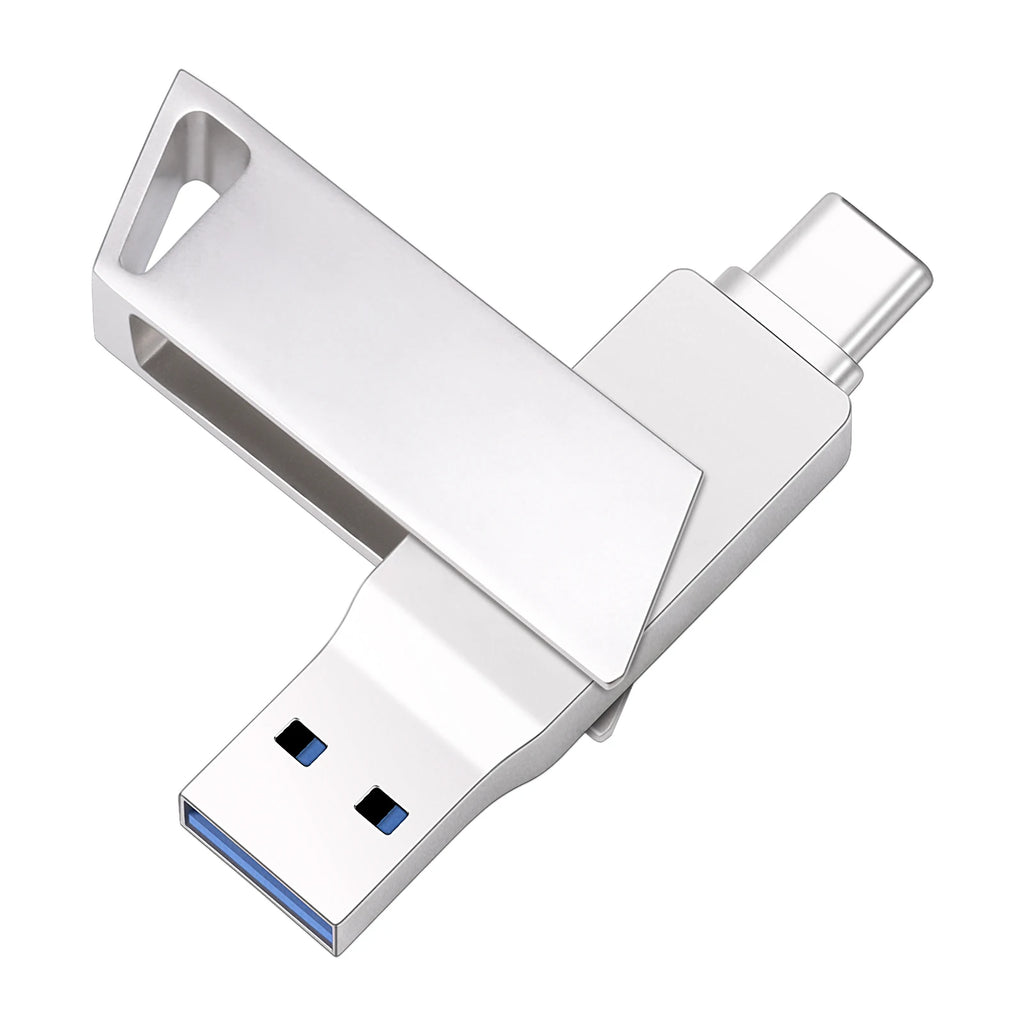 Clé USB-C 3.0 Mini Métal Argent jusqu'à 128 Go – CLEVI Paris