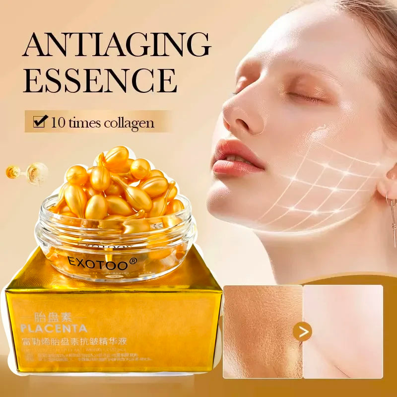 Sérum Capsules Collagène Rétinol Raffermissant Visage & Yeux – CLEVI Paris