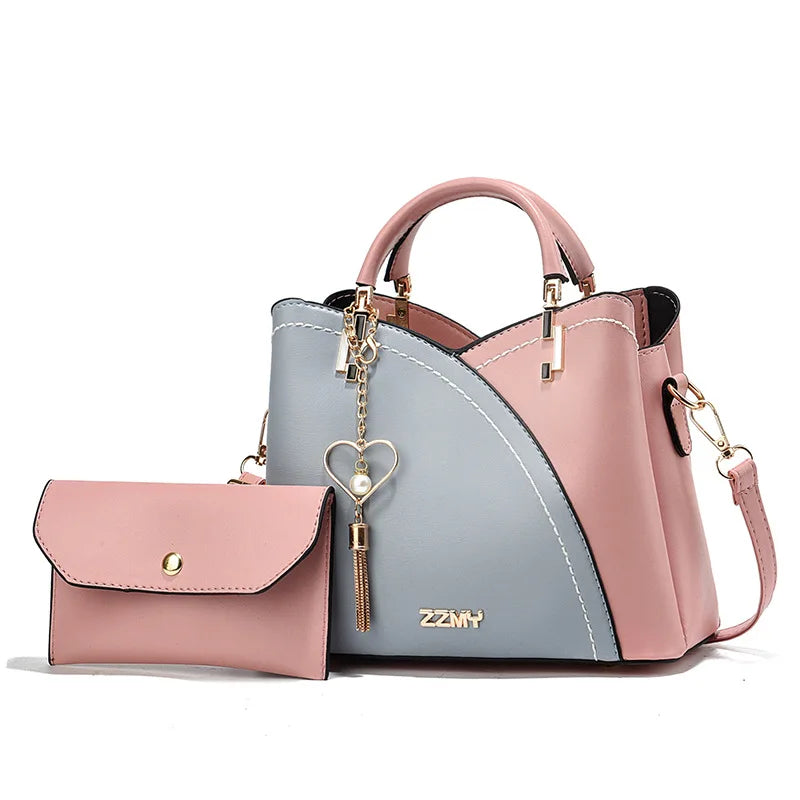 Sac à Bandoulière Femme Carré Zippé PU – CLEVI Paris