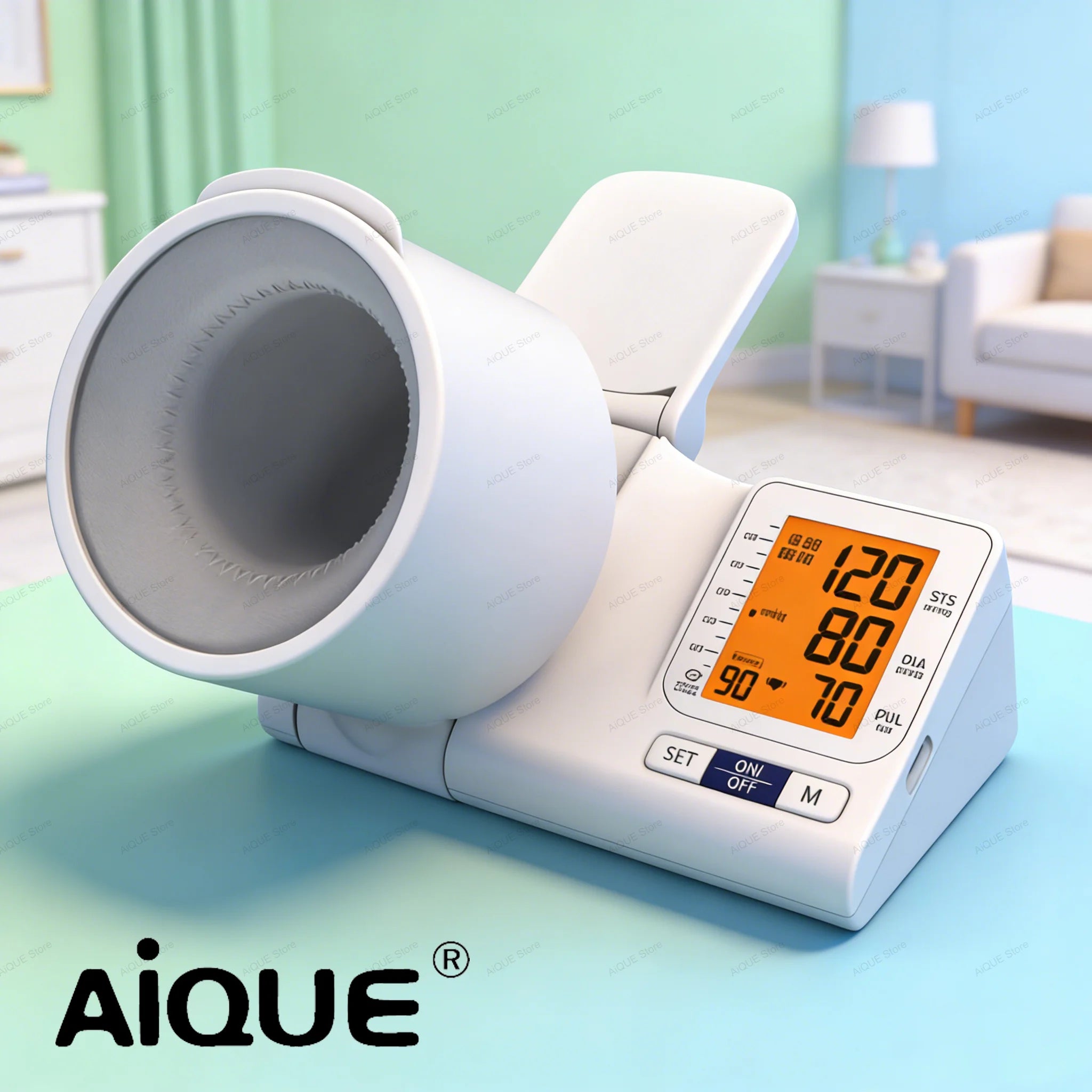 Tensiomètre Bras AIQUE D01 LCD Vocal ±3mmHg – CLEVI Paris