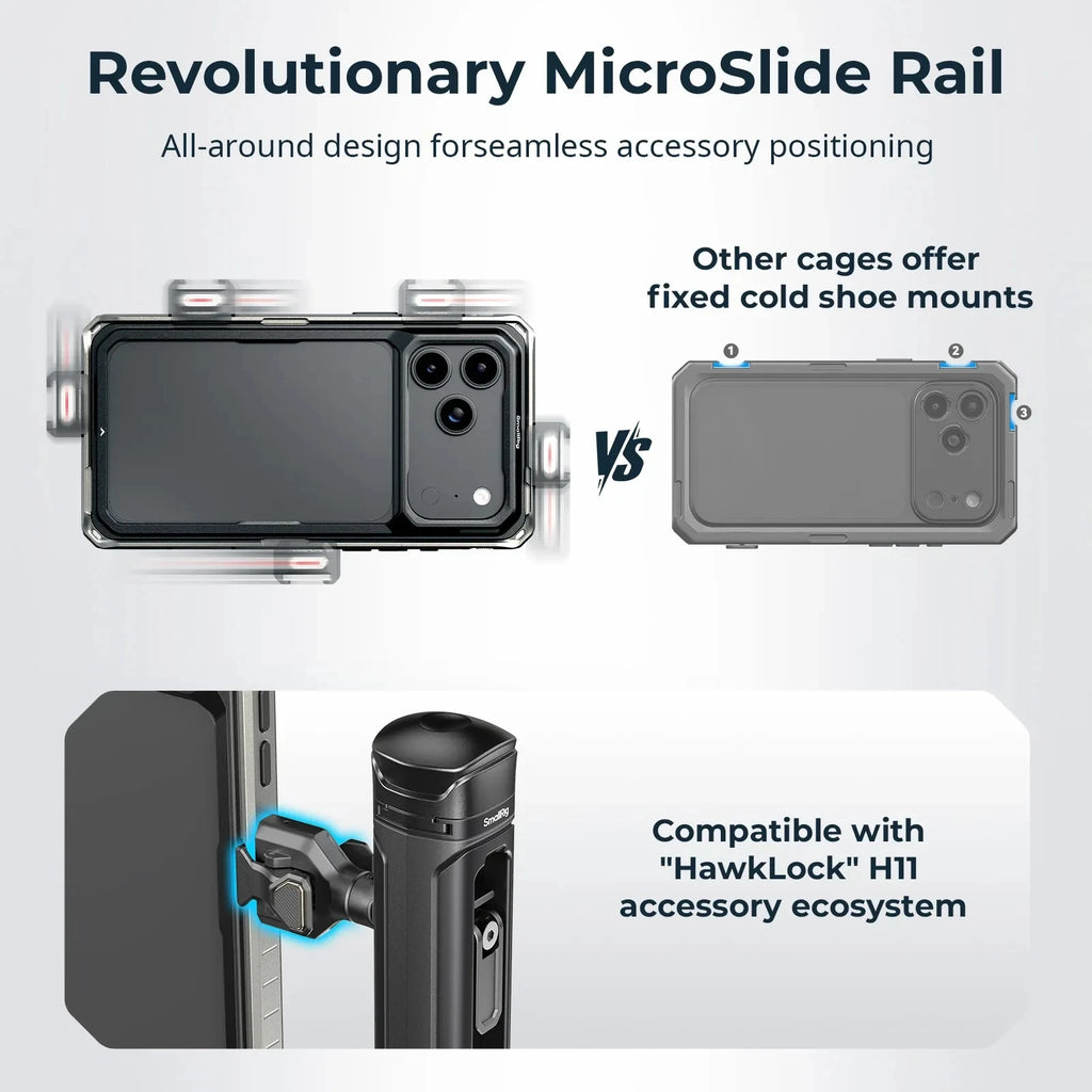 Cage vidéo SmallRig série 6900 SR-MicroSlide – CLEVI Paris