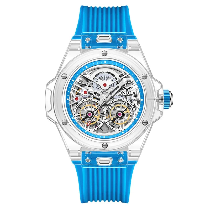 Montre Mécanique Squelette Tourbillon ONOLA Homme – CLEVI Paris