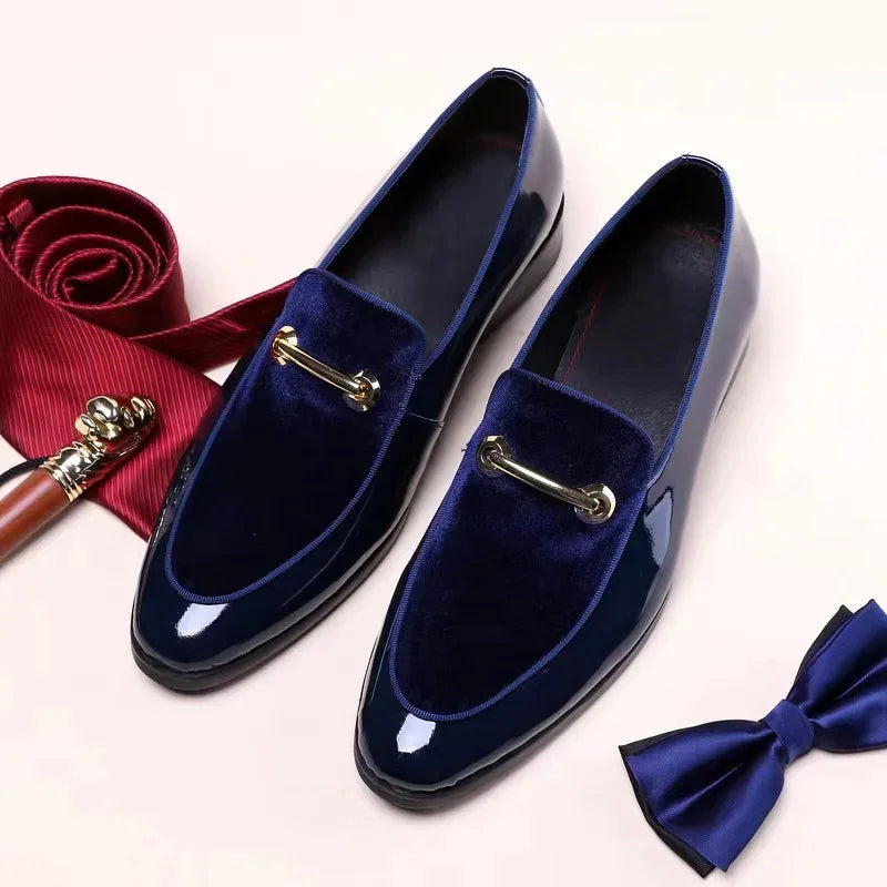 Derbies homme vernies à motif floral – CLEVI Paris