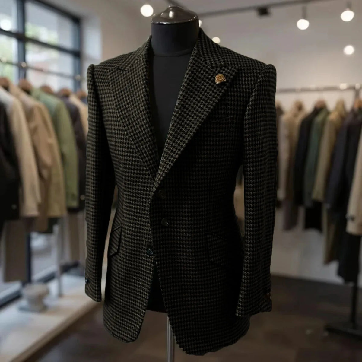 Blazer homme pied-de-poule – CLEVI Paris