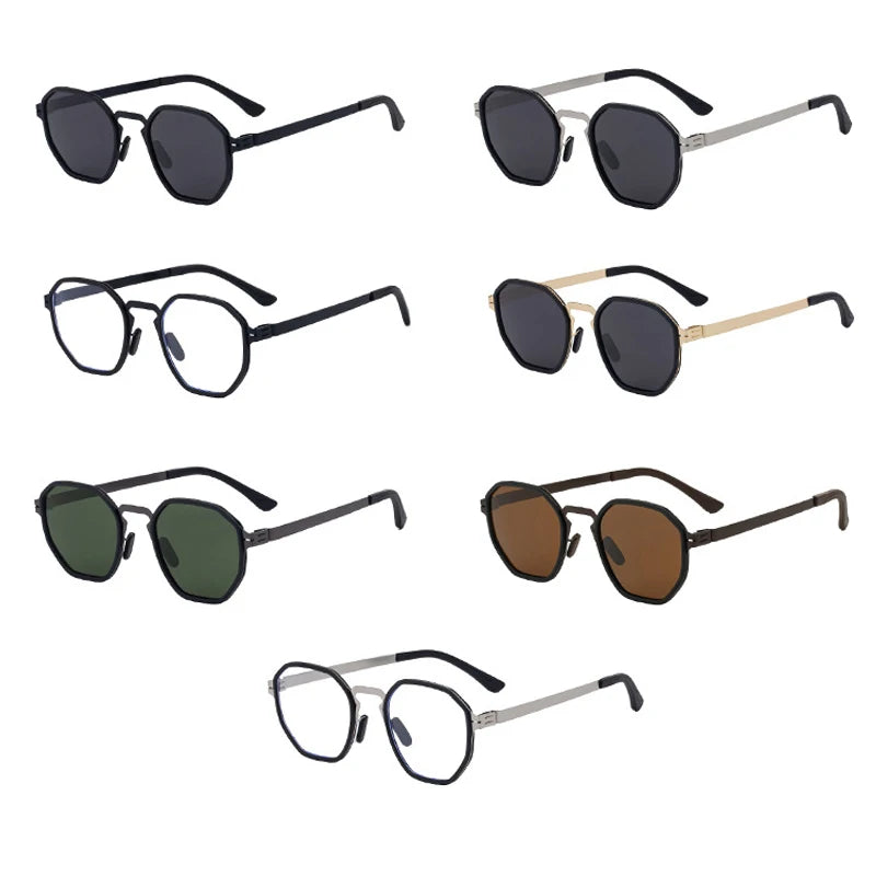 Lunettes de soleil homme steampunk métal – CLEVI Paris