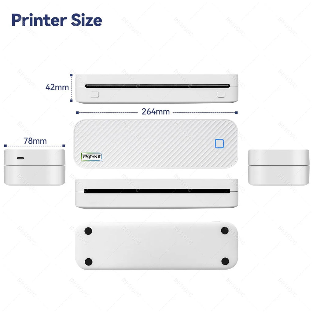 Imprimante thermique portable A4 INSTOFC – CLEVI Paris
