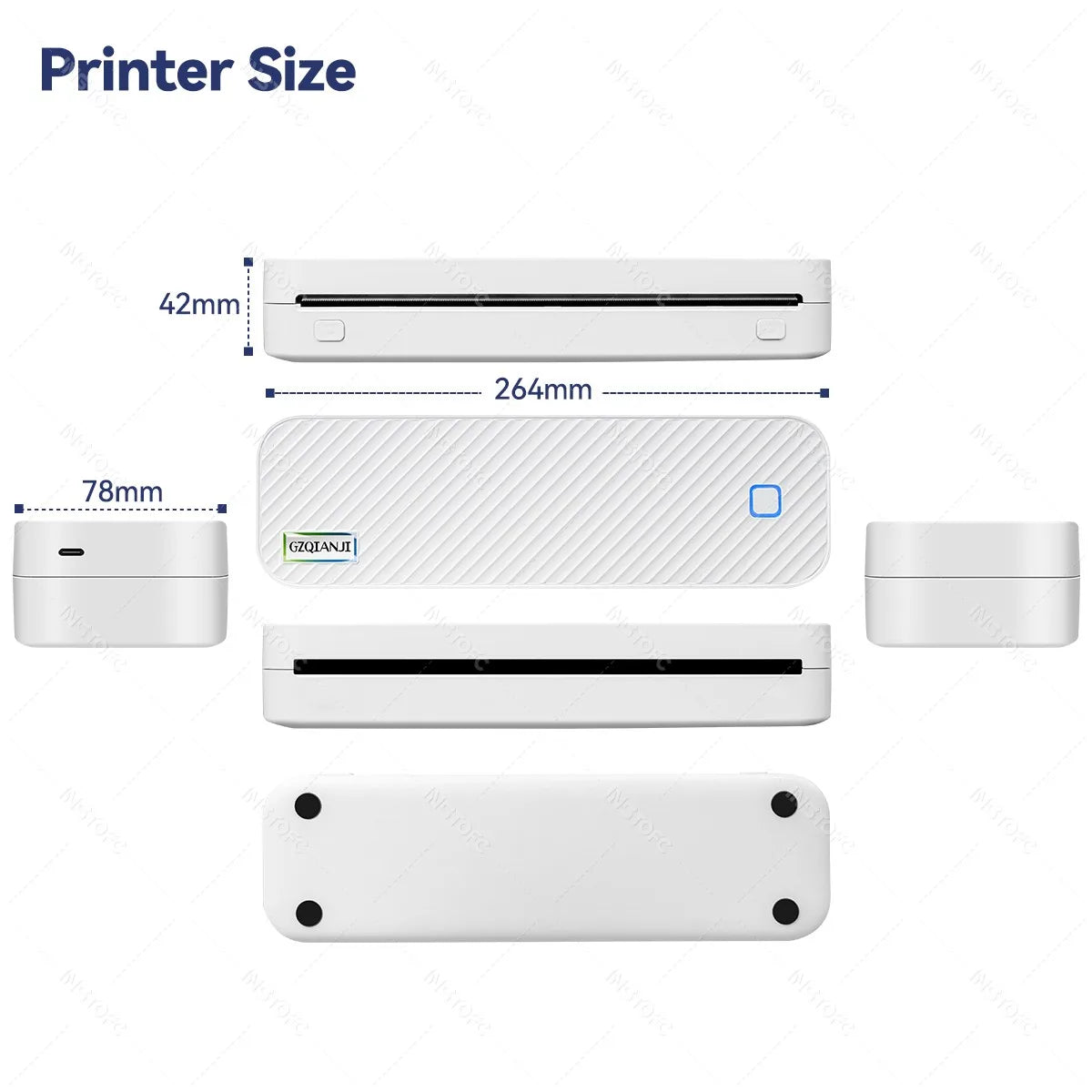 Imprimante thermique portable A4 INSTOFC – CLEVI Paris