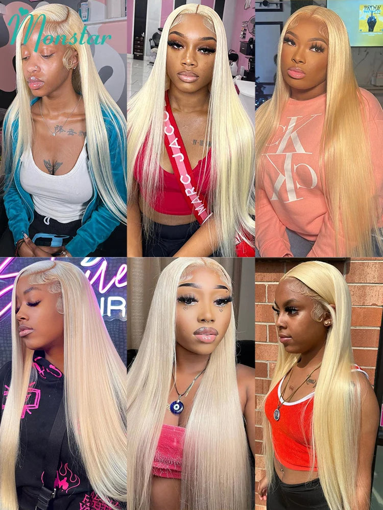 Perruque Lace Front Cheveux Humains 613 Blonde HD Transparente 13x4 13x6 360 – CLEVI Paris