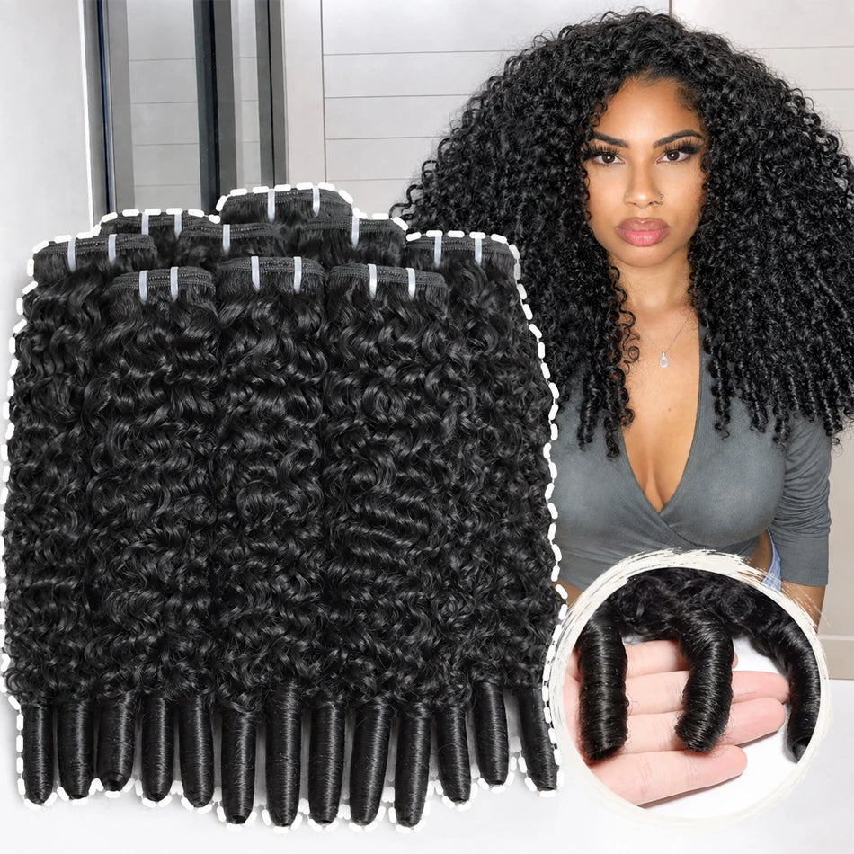 Burmese Curly Hair Bundles – Extensions Cheveux Humains Remy – CLEVI Paris