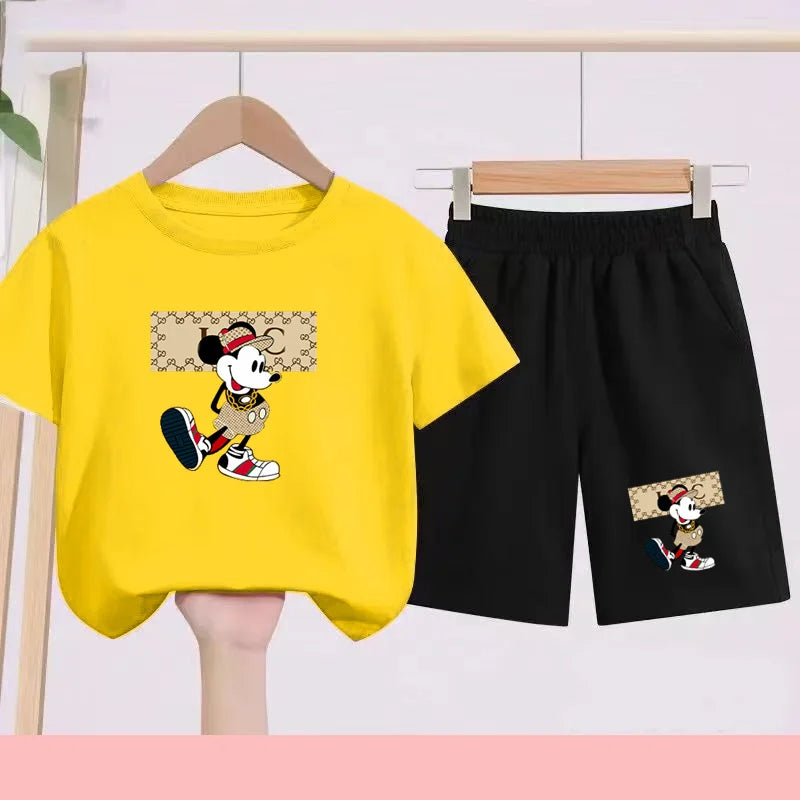 Ensemble enfant décontracté haut et short – CLEVI Paris