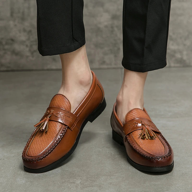 Mocassins Brogues PU Homme Bout Pointu Business & Mariage – CLEVI Paris
