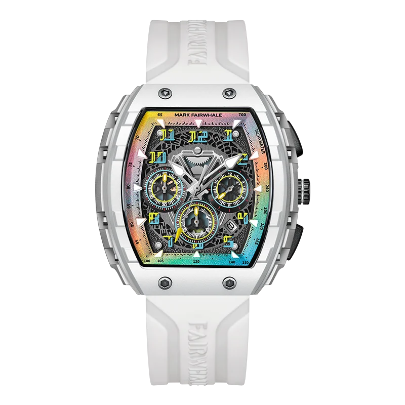 Montre Quartz Chronographe Tonneau Mark Fairwhale FW5001 – CLEVI Paris