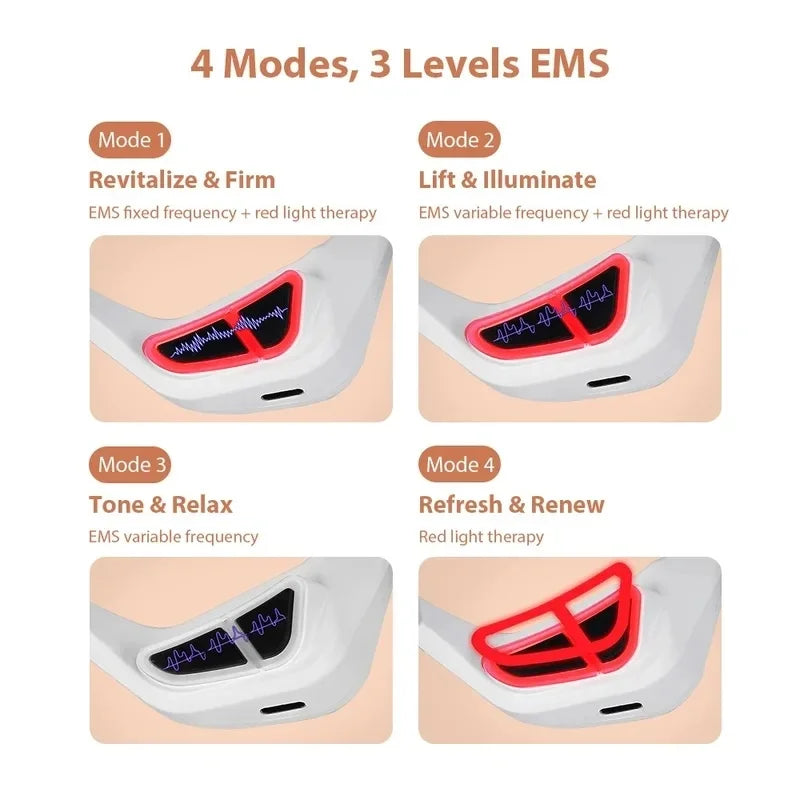 Lunettes de massage EMS à lumière rouge – CLEVI Paris