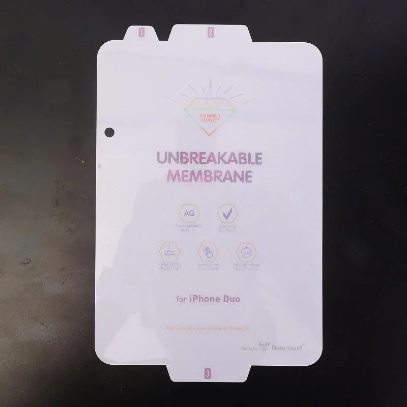 Kit films hydrogel iPhone Duo HD ou mats – CLEVI Paris