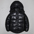 Veste homme en cuir à capuche amovible – CLEVI Paris