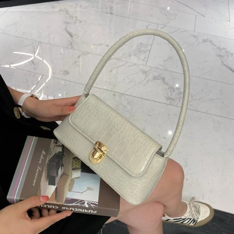 Sac Baguette Femme Simili Cuir Bandoulière – CLEVI Paris