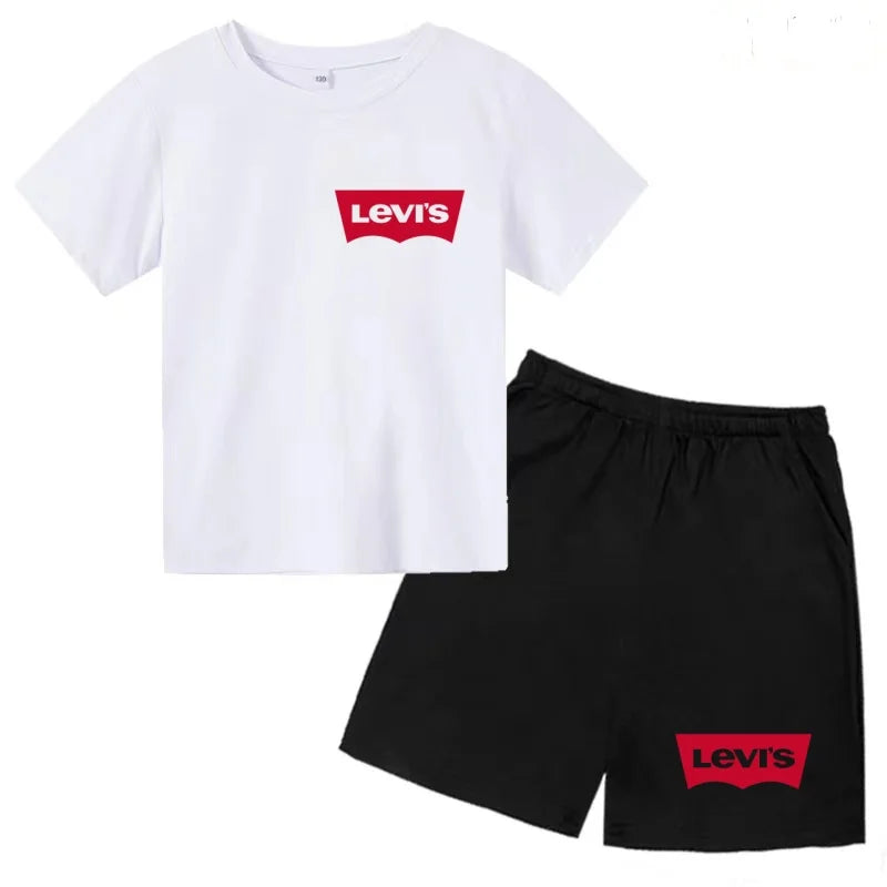 Ensemble enfant t-shirt et short imprimé – CLEVI Paris
