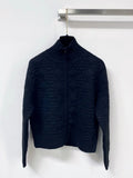 Veste matelassée femme brodée à col montant – CLEVI Paris