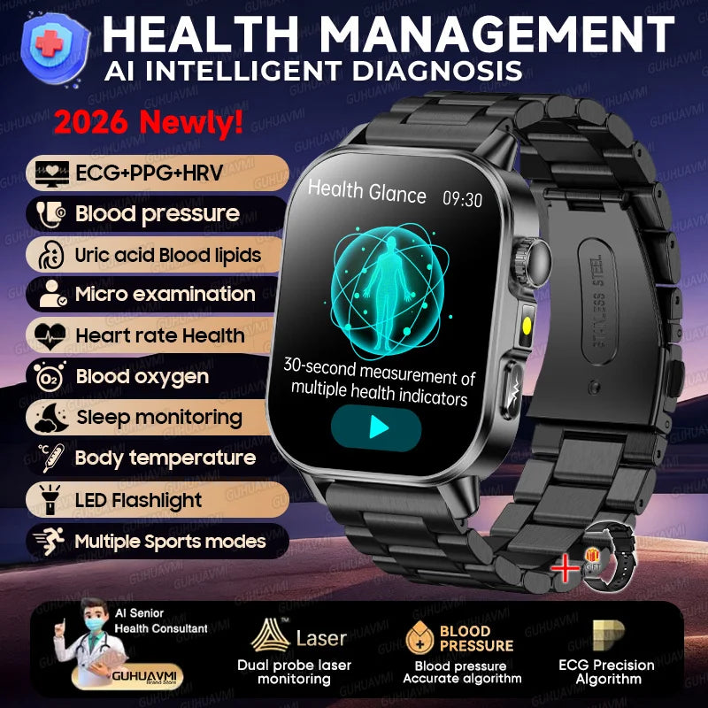 Montre connectée ET571 AMOLED 2″ – CLEVI Paris
