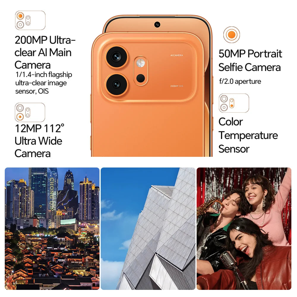 Smartphone HONOR 600 5G AMOLED 200 Mpx – CLEVI Paris