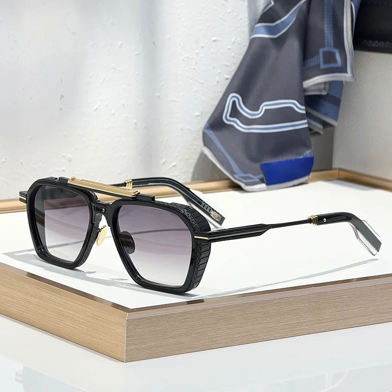 Lunettes homme Homotati pilote double pont – CLEVI Paris