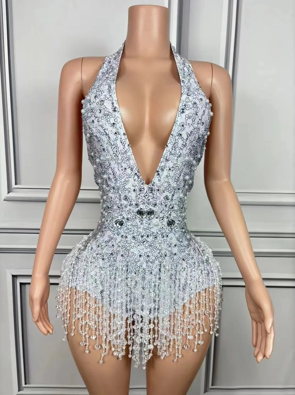 Combinaison de scène à franges femme – CLEVI Paris