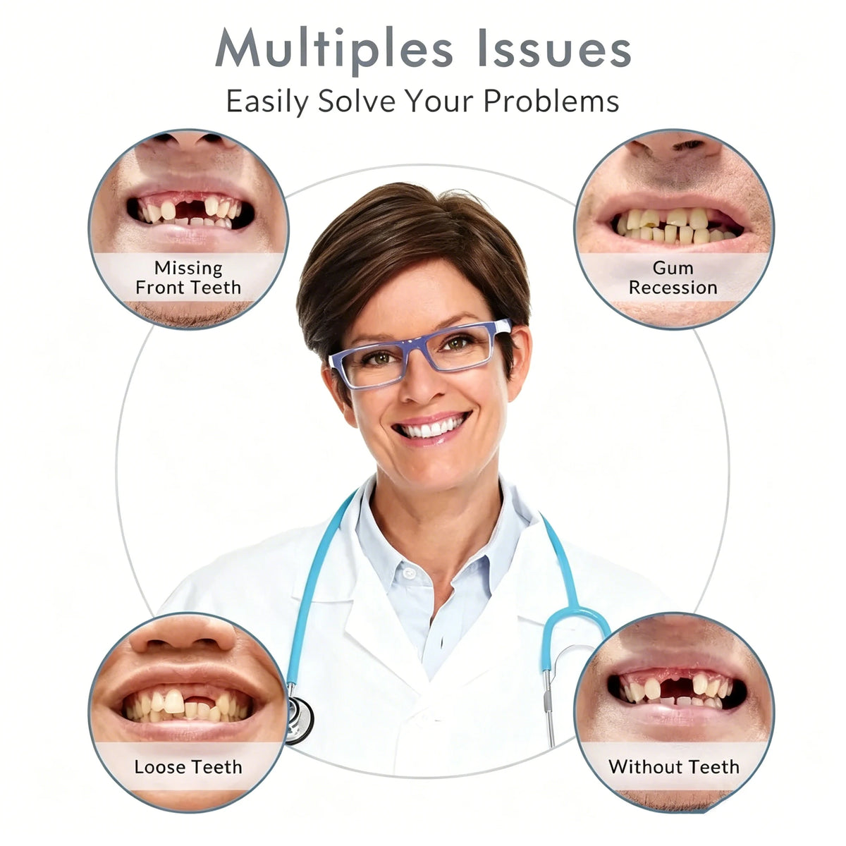 Ensemble de dents amovibles pour adulte – CLEVI Paris