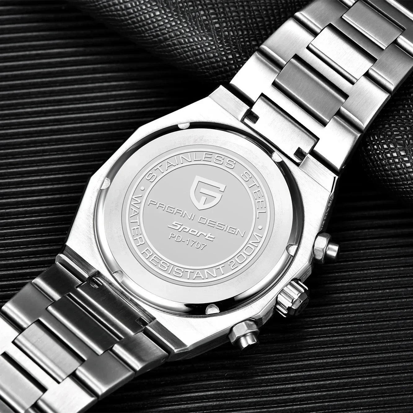 Montre Quartz Homme Pagani Design PD-1707 V2 VK63 Saphir Lumineux C3 Étanche 20 Bar Business 3 Coloris – CLEVI Paris