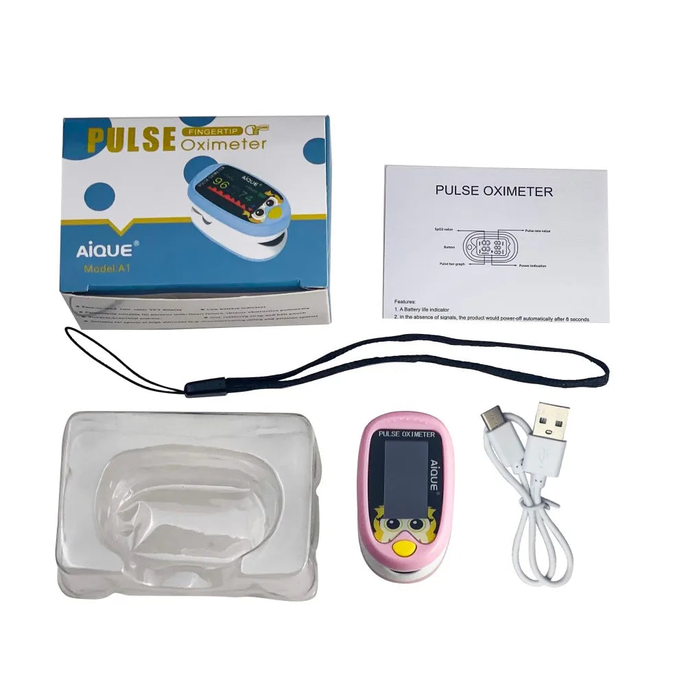 Oxyмètre Enfant Justlang TFT Rechargeable Hibou – CLEVI Paris