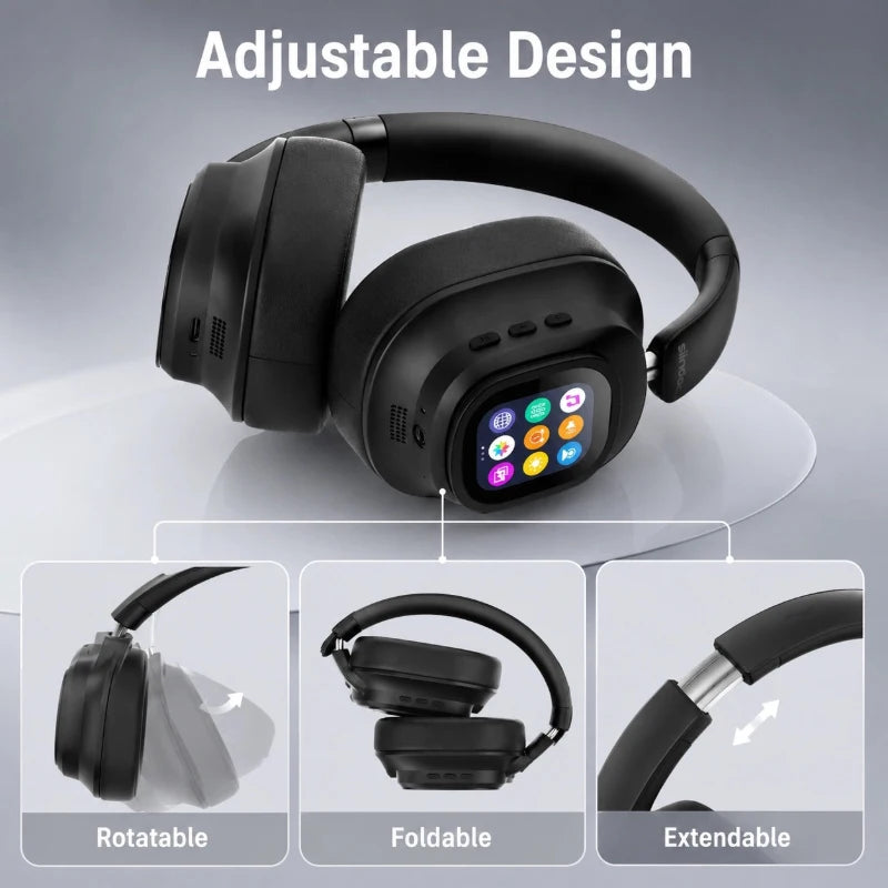 Casque Bluetooth 930PLUS ANC Écran Tactile Traducteur IA – CLEVI Paris