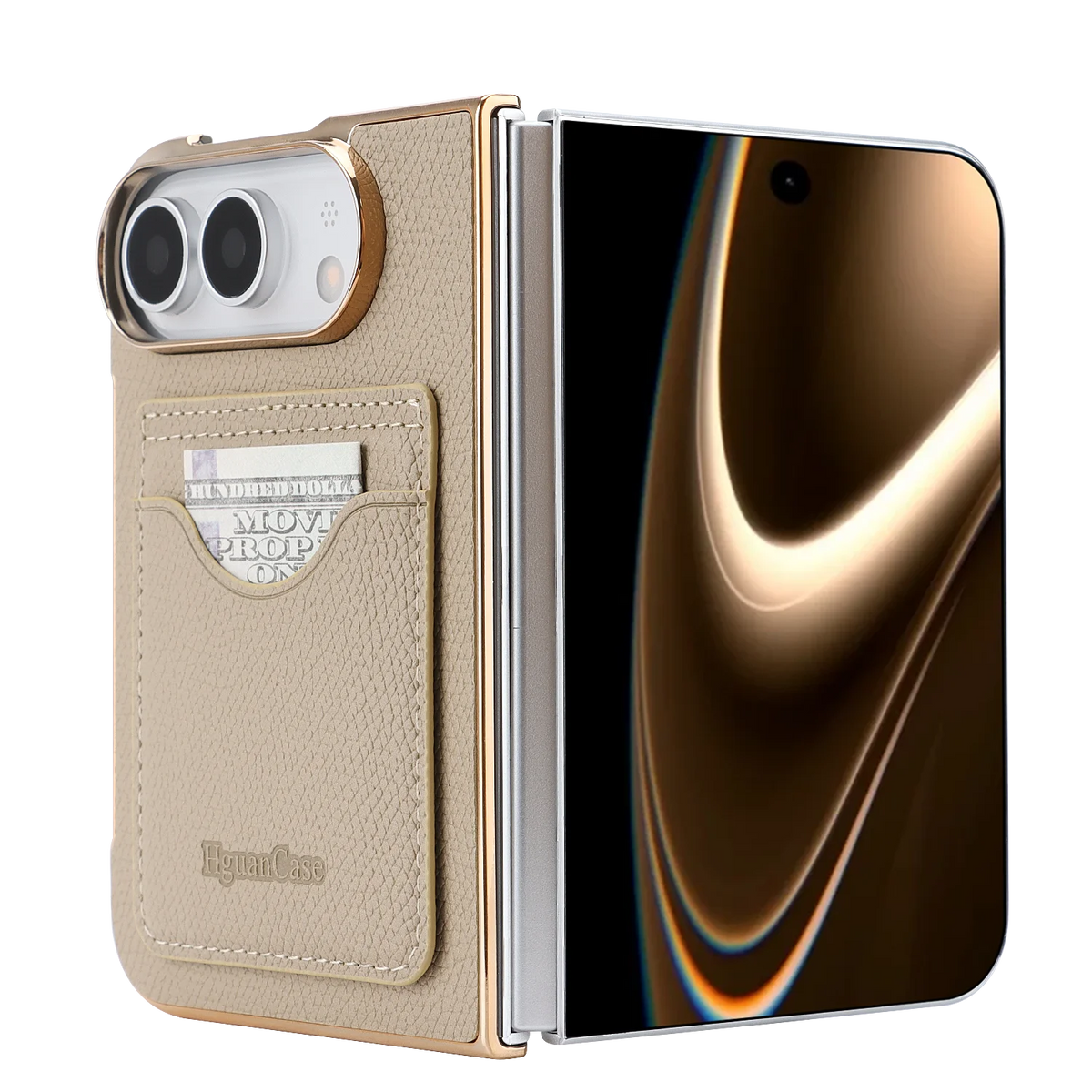 Étui iPhone Duo simili cuir avec béquille – CLEVI Paris