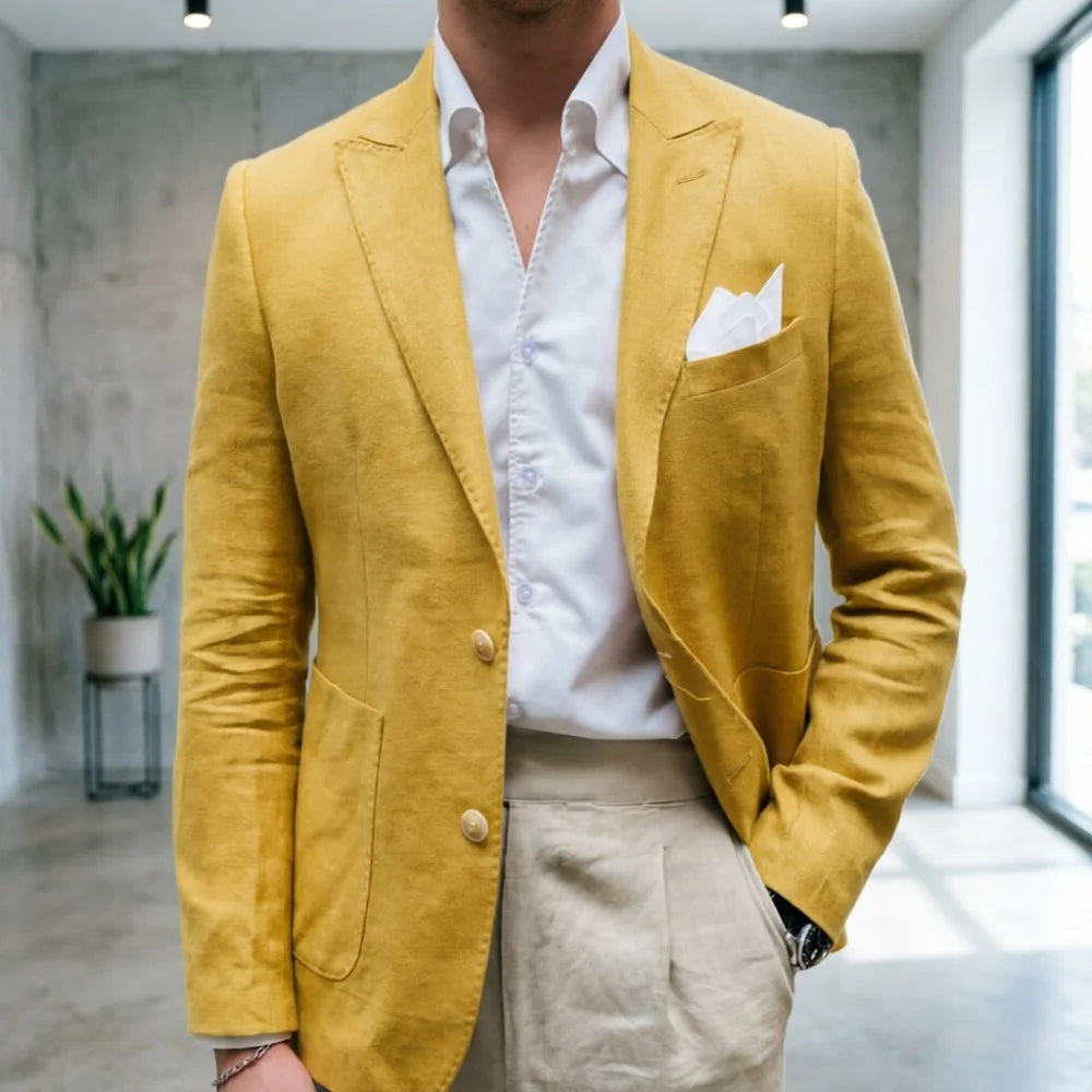 Veste Homme en Lin – CLEVI Paris