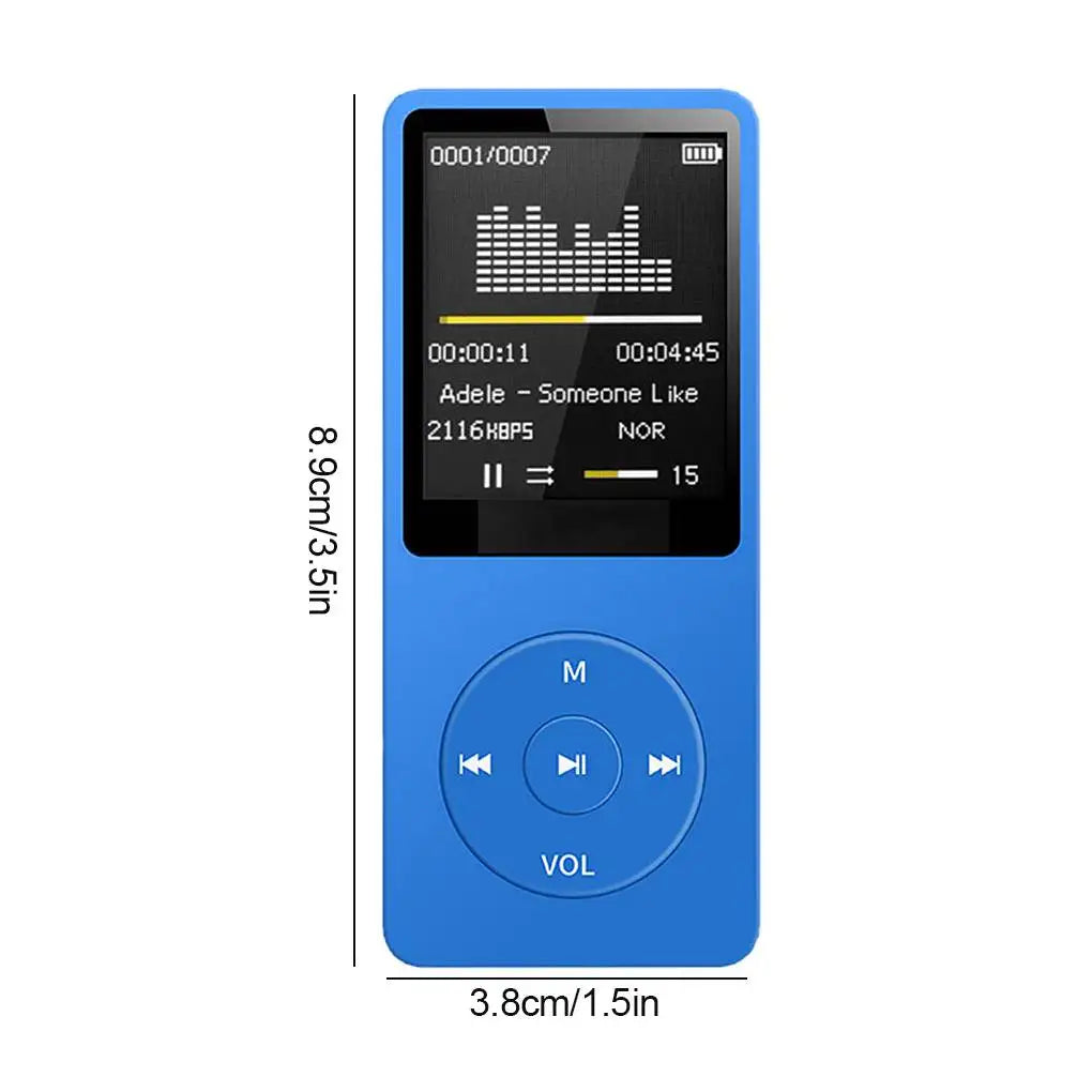 DIXSG Lecteur MP3 Bluetooth Écran 1,8" TF 64Go FM Enregistreur Sport – CLEVI Paris