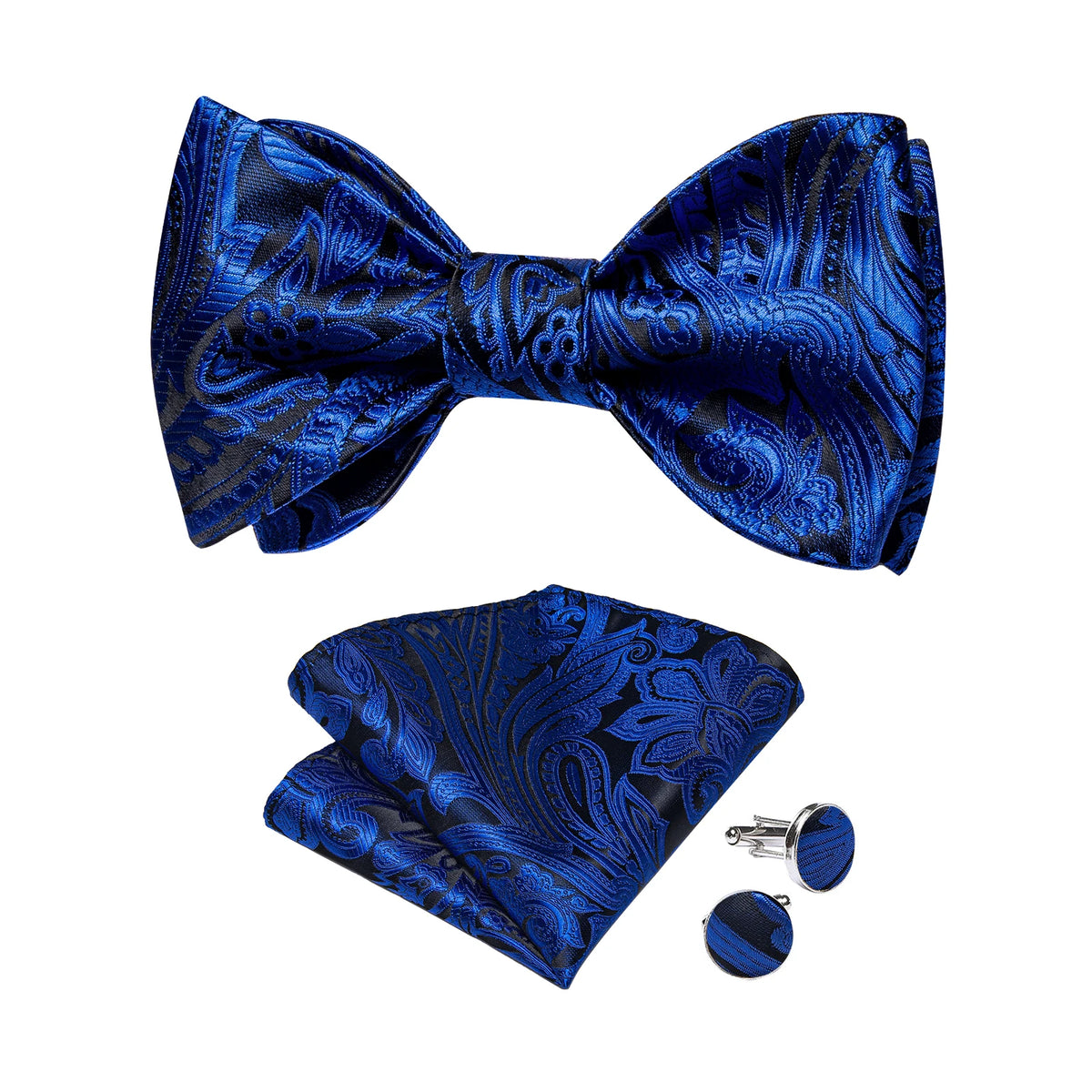 Coffret nœud papillon paisley et accessoires – CLEVI Paris