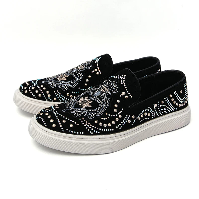 Mocassins Rivets Dandelion Homme Luxe – CLEVI Paris