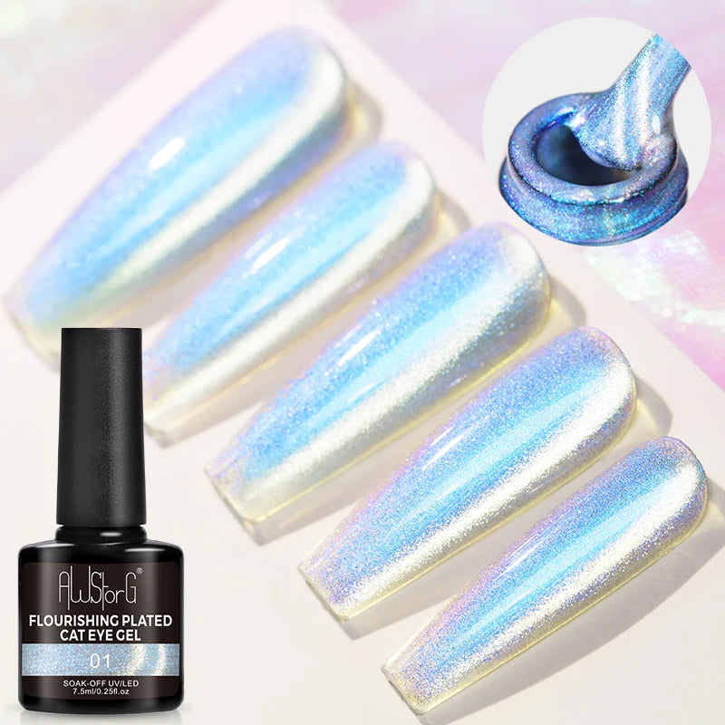 Vernis Gel UV Cat Eye AWStorG 7,5ml Semi-Permanent – CLEVI Paris