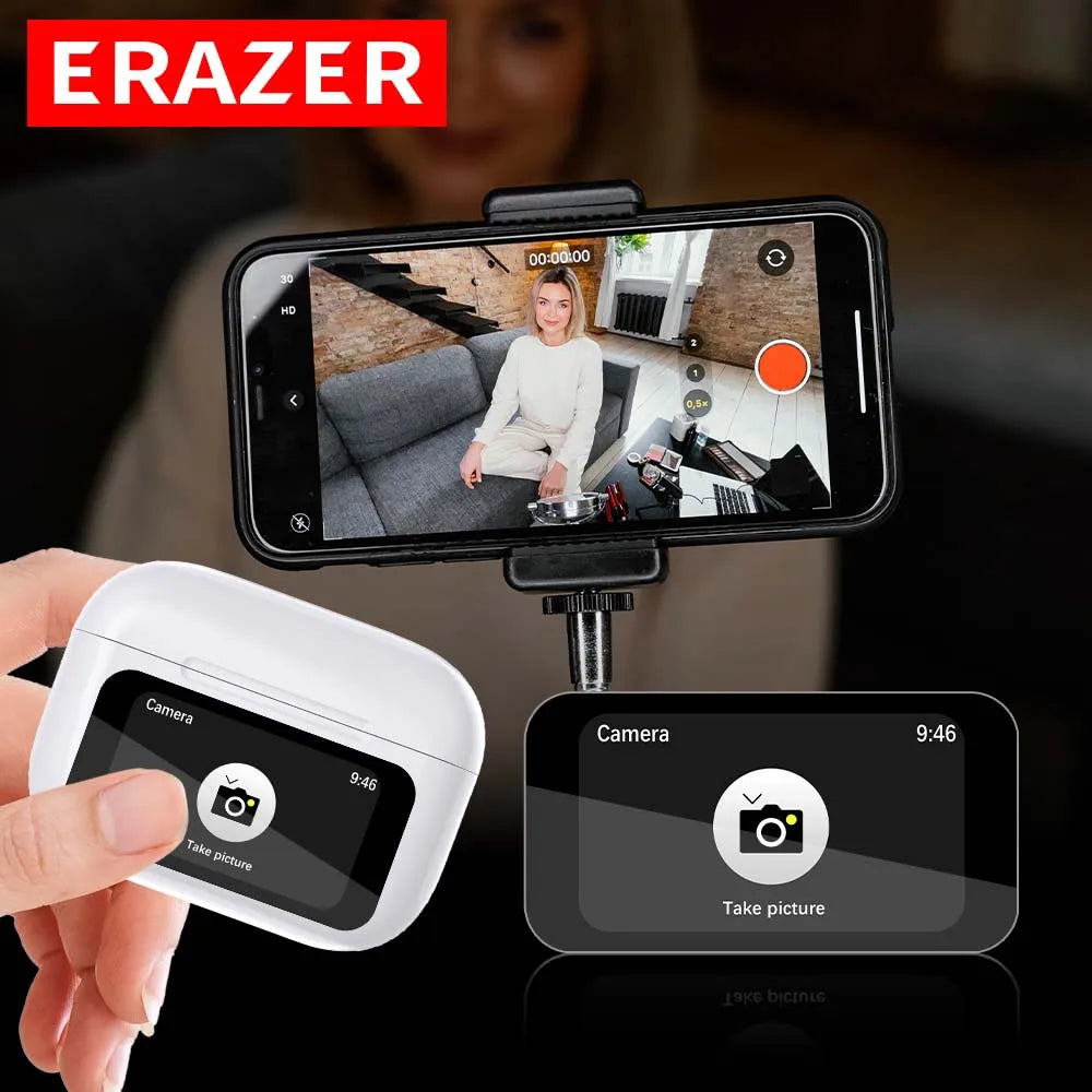 Écouteurs TWS ERAZER ANC Écran LCD Bluetooth 5.0 – CLEVI Paris