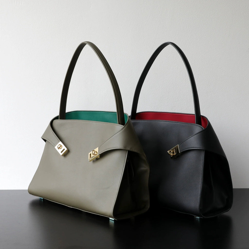 Sac cabas femme souple en cuir – CLEVI Paris