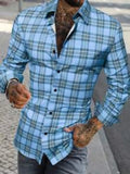 Chemise homme à carreaux en soie – CLEVI Paris