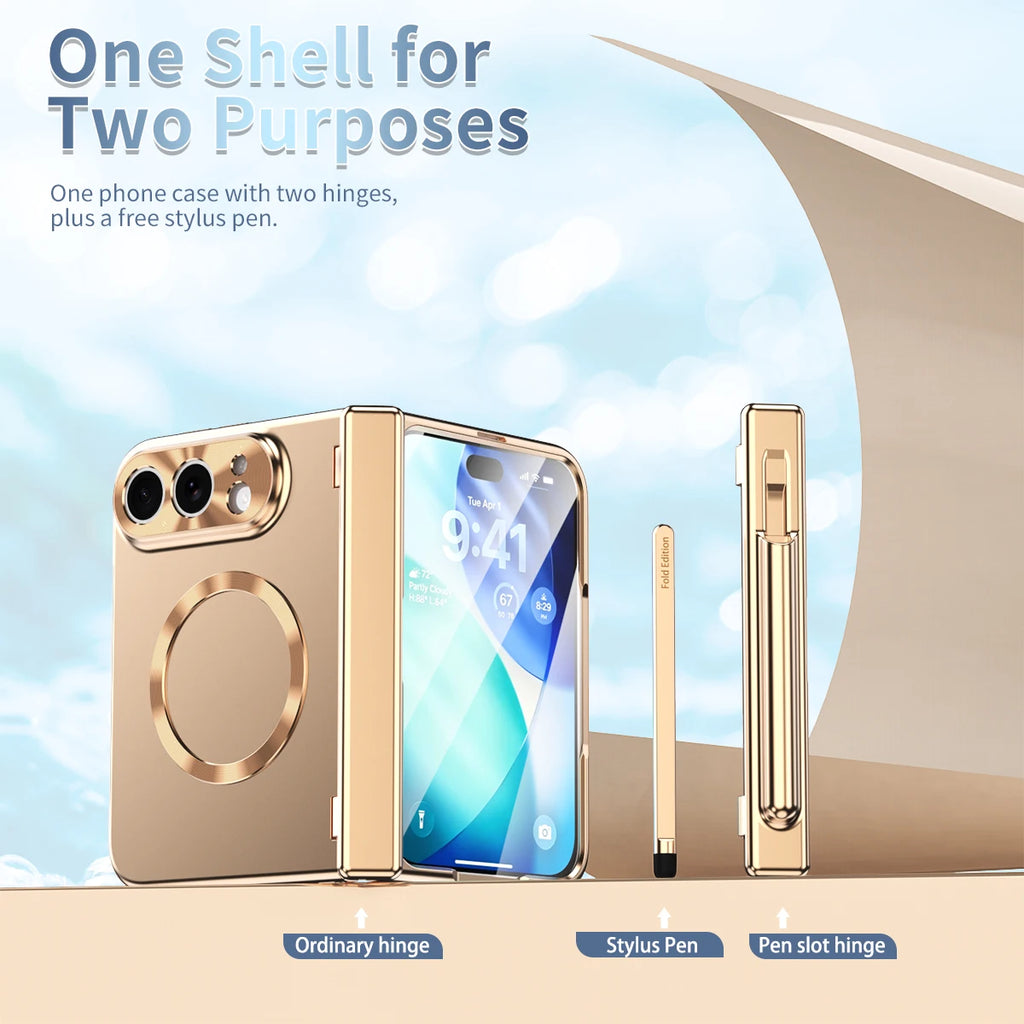 Coque iPhone Duo magnétique avec charnière – CLEVI Paris