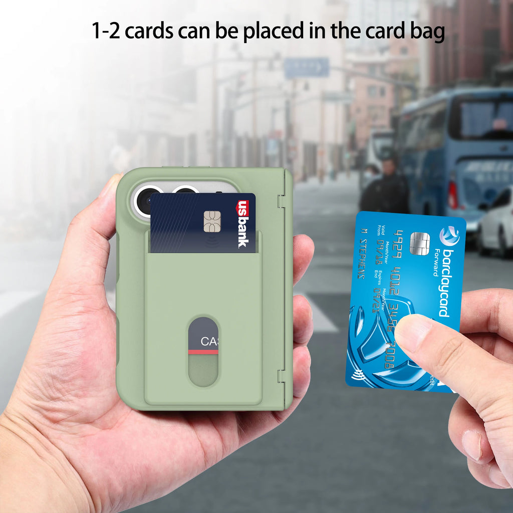 Étui iPhone Duo porte-cartes à charnière – CLEVI Paris