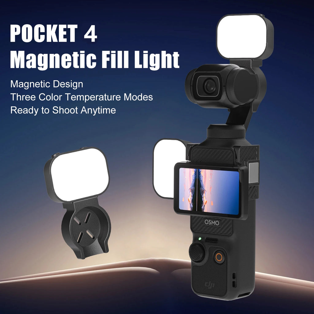 Lampe LED magnétique pour Pocket 4 – CLEVI Paris