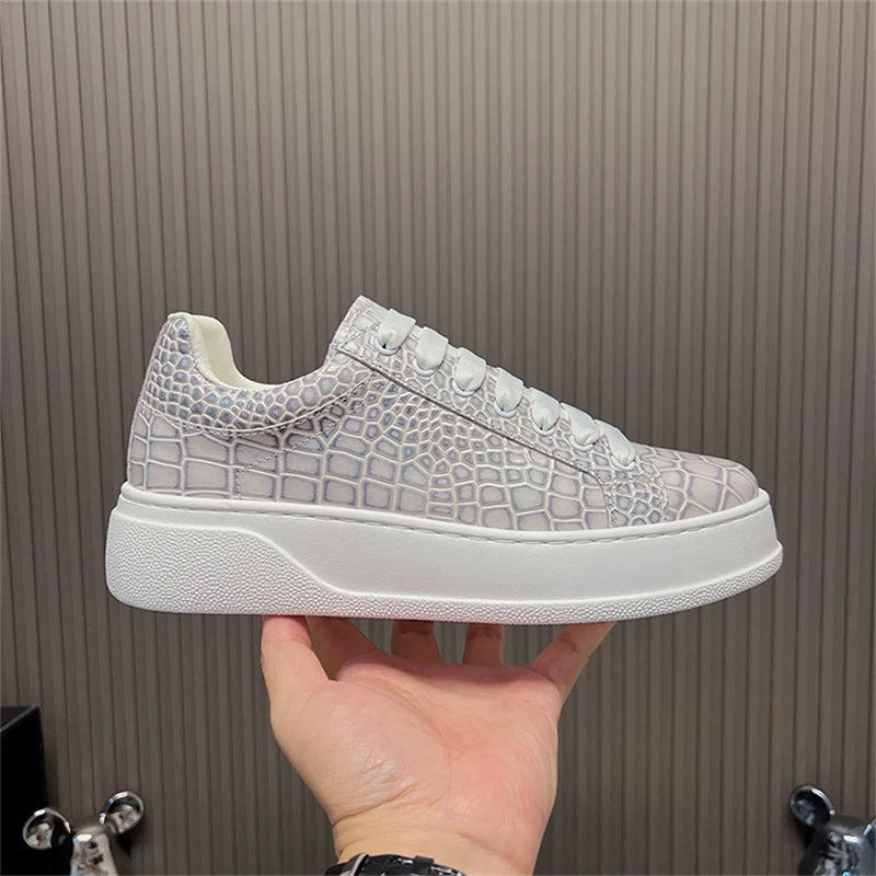 Sneakers homme à semelle épaisse – CLEVI Paris