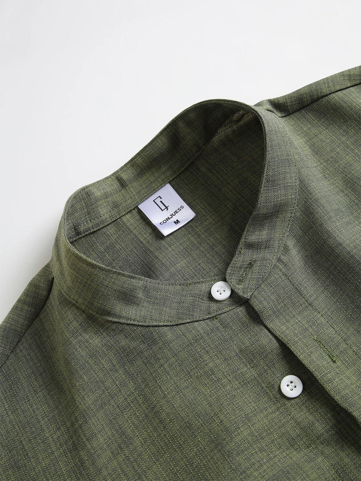 Ensemble homme chemise col montant et pantalon – CLEVI Paris